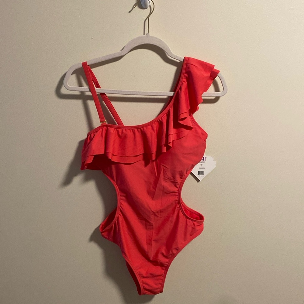 Yumi Kim One Piece Bathing Suit in Coral